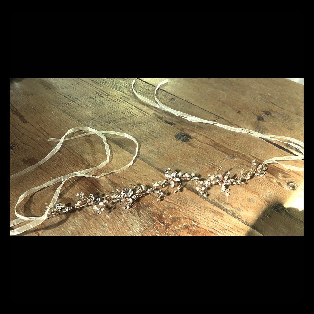 Crystal flower crown